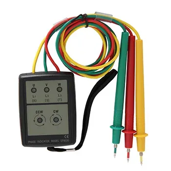 VLUUKE SP8030 High Accuracy Aluminum Alloy Phase Tester Detector Sequence Indicator OEM/ OBM/ODM 2-Year Warranty Testing