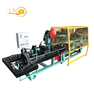 Máquina de fabricación de alambre de púas de una sola y doble torsión, alta velocidad, precio de fábrica