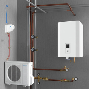 Olyair Mini VRF 8-14KW <span class=keywords><strong>condizionatore</strong></span> d'aria per la famiglia Hotel R32 fornitura di <span class=keywords><strong>riscaldamento</strong></span> di raffreddamento ad acqua calda contemporaneamente recupero di calore - Product Image 1