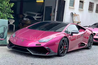 Nouveau Kit de carrosserie en Fiber de carbone de Style M pour Lamborghini Huracan LP610 comprenant une jupe latérale de diffuseur arrière de lèvre avant