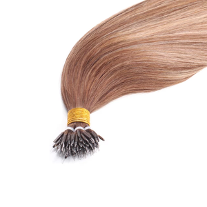 Jasmine Beauty New Arrival nano tip hair extensions European Remy Hair Extensions Double Drawn Cuticle Aligned with Metal Tips - Product Image 2