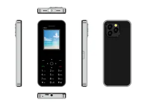 Caldo di alta qualità a buon mercato da 1.77 pollici 3 SIM Card sottile struttura in metallo telefono cellulare caratteristica