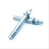 Boulon d'expansion super résistant en acier au carbone M10 M12 M14 M16 Grade 4.8 8.8 10.9 12.9 Galvanisé GB/T 22795