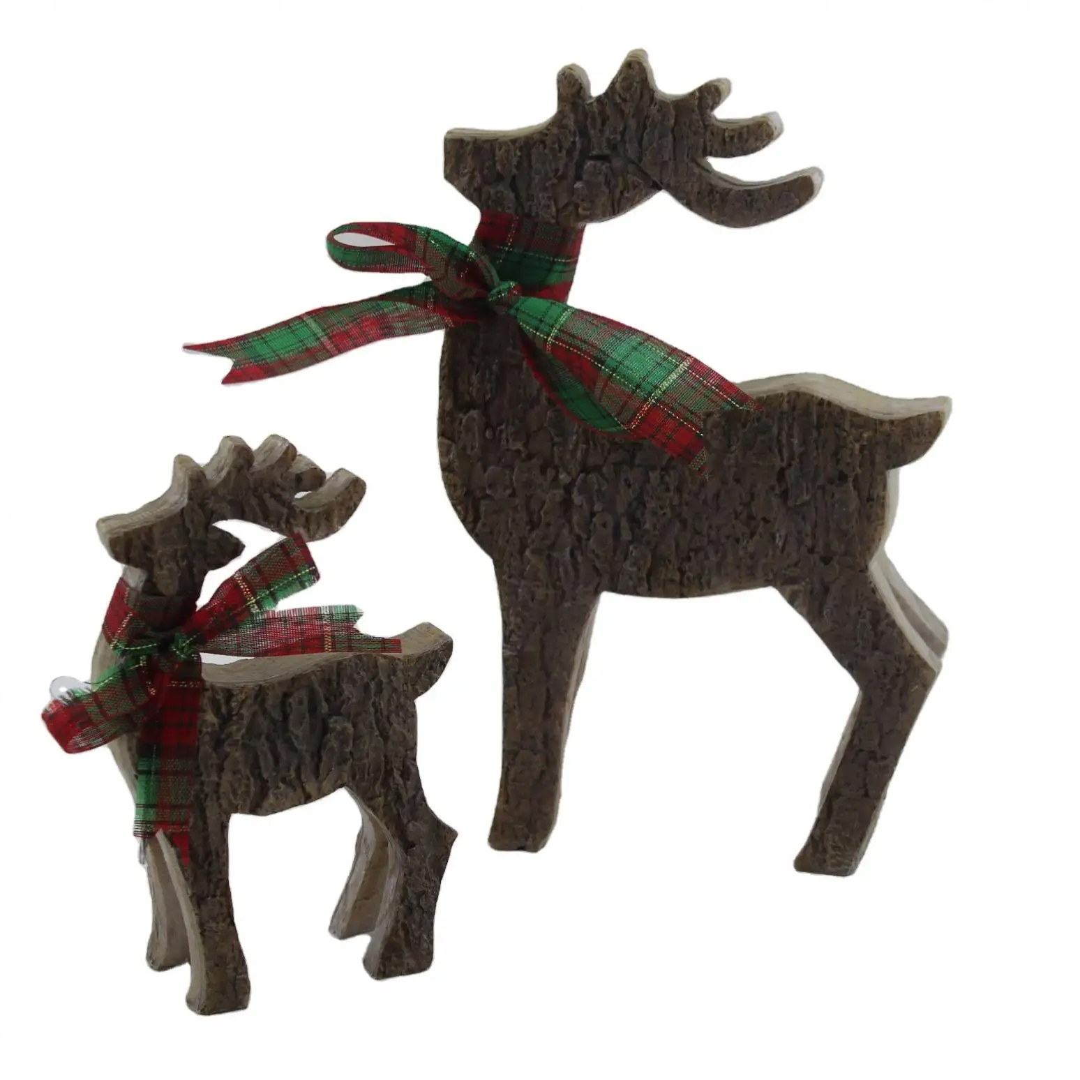 Navidad resina artesanía origami ciervo adornos hogar Mesa decoración estatuilla