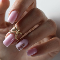 Ensemble de vernis à ongles UV sans hema de 15ml de la nouvelle série de Mixcoco imbiber le gel de couleur pour l'emballage de bouteille de style français de salon de manucure