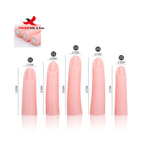 Doigt d'entraînement flexible en silicone pour la pratique des ongles, outil de formation professionnel, pièce à insérer pour ongles, qualité HQ, prix de gros, fourni par le fabricant - Product Image 3