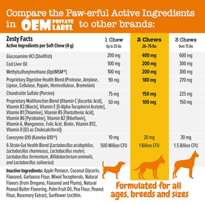 Cura della salute degli animali domestici e integratori multivitaminici compresse probiotici intestinali dell'anca e delle articolazioni morbide mastica integratori per la cura della salute degli animali domestici - Product Image 2