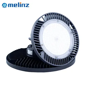 MELINZ-Lámpara Led de aluminio de fundición a presión, ahorro de energía, eficiente, disipación del calor, IP64, Industrial, 100W, 150W, 200W, UFO, bahía alta