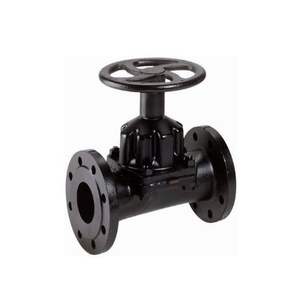 Диафрагменный клапан прямого действия WCB из чугуна HT200 с ручным управлением, EPDN NR NBR - Product Image 3