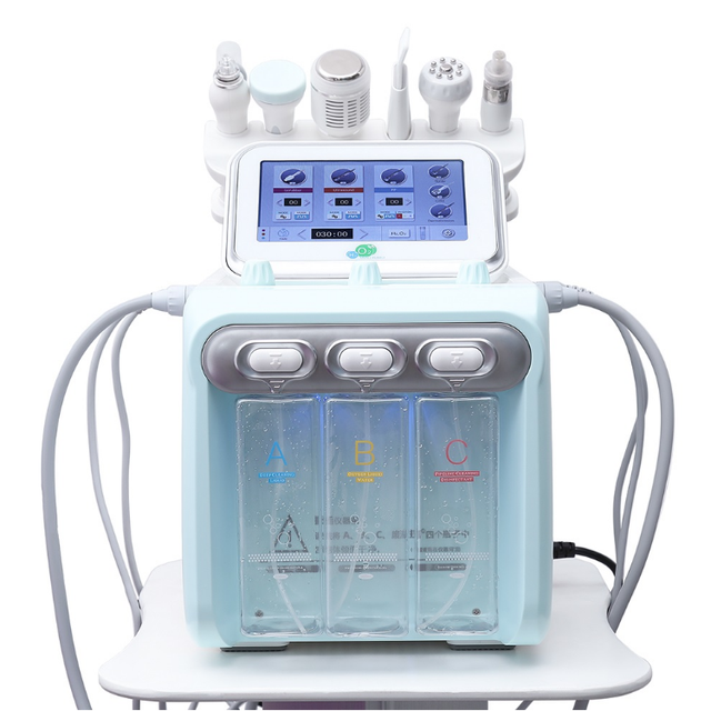 2022 Hot Selling H2o2 Hydra Beauty 6 in 1 H2o2 Small Bubble Facial Machine