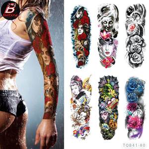<span class=keywords><strong>Tatuajes</strong></span> Temporales Florales Impermeables Hechos en China, Venta al Por Mayor, <span class=keywords><strong>para</strong></span> Hombres y Mujeres, Estilo Europeo - Product Image 2
