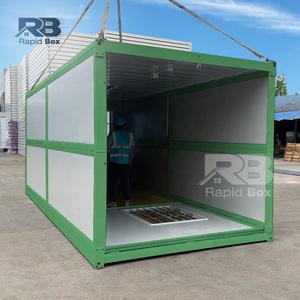 20ft Mobile Home Prefab Dormitory Tiny House Modular Prefabricated Foldable House Office Camp Z X Folding <b>Container</b> House - Product Image 3