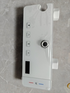 Tất cả các đồng hiển thị kỹ thuật số bầu không khí đèn súng màu xám Vòi hoa sen thiết lập với nước-mạ chải thép không gỉ nhà tắm - Product Image 3