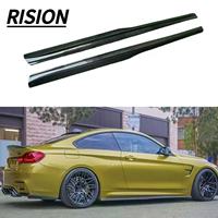 Faldones Laterales de Fibra de Carbono Húmeda de Alta Calidad para BMW M3 F80 F82 2014-2020, Kit de Carrocería con Excelente Ajuste, Estilo PSM