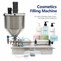 Machine de remplissage de beurre de cacahuètes avec trémie mélangeuse et doseur à piston pneumatique pour pâtes de noix, tahini, pâte à tartiner au chocolat, confiture et miel