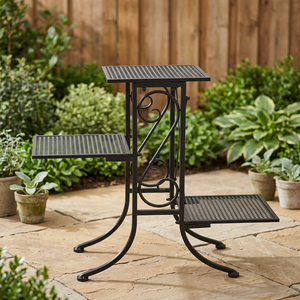 Elegante maceta de metal organizada con estantes Belleza verde para la maximización del espacio del hogar para especias - Product Image 3