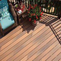 Plancher extérieur composite WPC/plancher de terrasse/panneau de bois dur massif