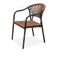Ensemble de chaises de salle à manger d'extérieur en métal de style nordique pour restaurant, jardin, patio et balcon - Vente en gros