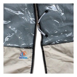 डीलक्स 4-व्यक्ति गोल्फ गाड़ी कवर भंडारण ड्राइविंग संलग्नक फ़िट ईज़ी जाने, क्लब कार, यामाहा गाड़ी, 100% निविड़ अंधकार और ripstop कपड़े - Product Image 5