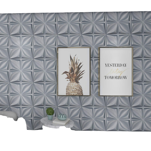 Mural de Pared 3D Geométrico Moderno, Panel Autoadhesivo de PVC Clásico, Decoración para Hogar y Bar, Adhesivos de Pared Elegantes e Impermeables, 1 Año - Product Image 4