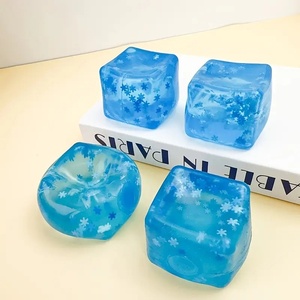 น้ำแข็งก้อนมอลต์น้ำตาลรูปเกล็ดหิมะขายดีข้ามพรมแดน บีเค-000 ของเล่นบีบคลายเครียด ยืดหยุ่น บีบแล้วคืนรูปช้าๆ - Product Image 1