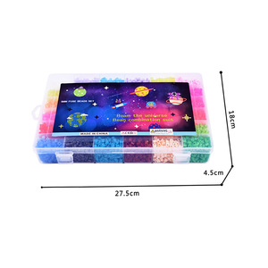 Perles Hama créatives 36 couleurs pour enfants, boîte de rangement EVA multicolore 5 mm, perles Perler pour l'apprentissage des enfants - Product Image 6