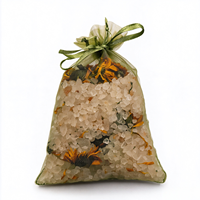 Sel de l'Himalaya en gros pour aromathérapie, cristaux de sel, fleurs séchées (rose, jasmin, citron), huiles essentielles, sel pour bain de vapeur corporel et élimination de la transpiration