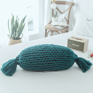 Cuscino in Peluche HECION Candy, Design Nordico, Cuscino Lavorato a <span class=keywords><strong>Maglia</strong></span>, Morbido Giocattolo Imbottito, Cuscino Lungo per Divano, Decorazione per la Casa, Regalo per <span class=keywords><strong>Amici</strong></span> - Product Image 2