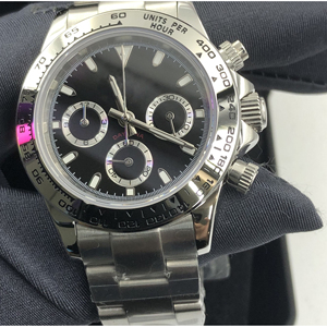 Reloj de Cuarzo para Hombre de 39 mm con Calendario, Acero Inoxidable, Movimiento VK63, Resistente al Agua, Estilo Ejecutivo y Moderno - Product Image 1