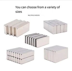 N52 כיתה ניאודימיום מגנטים חזק בלוקים מגנטי זווית מלבני 50 x50 40 x20x10 50x20x5mm 25x8x2mm 70 neodm מגנטים קבועים - Product Image 3