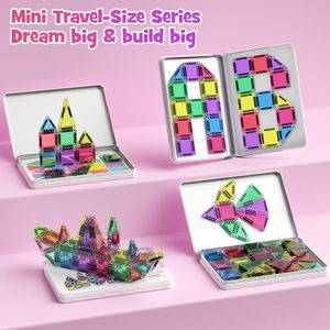 Mini Từ Khối Du Lịch Nam Châm Xây Dựng Khối Cho Trẻ Em 40Pcs Xây Dựng Từ Đồ Chơi Với Di Động Sắt Hộp Gốc Giáo Dục - Product Image 3
