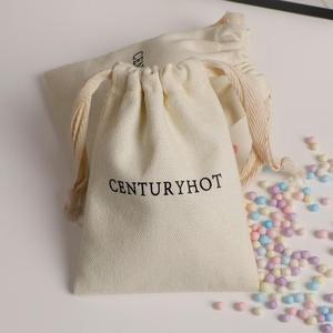 Recyclable Recycled Cotton Product <b>Bag</b> Organic Cotton Dust <b>Bags</b> for Handbags Luxury Linen <b>Drawstring</b> <b>Bags</b> for Gift - Product Image 3
