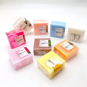 Wholesale private label organic natural handmade soap tumeric lemom whitening soap bar