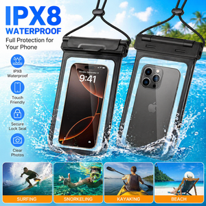 <span class=keywords><strong>Pochette</strong></span> pour téléphone portable, modèle privé, IPX8, étanche, transparente, pour tous les smartphones - Product Image 2