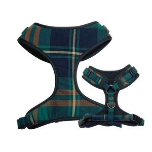 Arnés y Correa para Perro de Diseño Premium de Lujo, con Logotipo Personalizado, Sin Tirones, Estilo Escocés, Venta al Por Mayor - Product Image 2