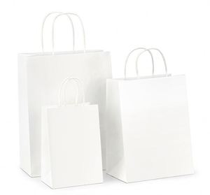 Sacs en papier kraft brun et blanc bon marché pour légumes, fabriqués en Chine - Product Image 2