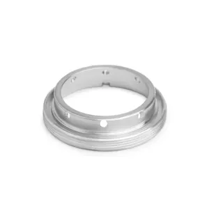 The Press Ring Positioning Parts Are Customized Combined By Turning And Milling And The Surface Is Bright Silver Oxidized.