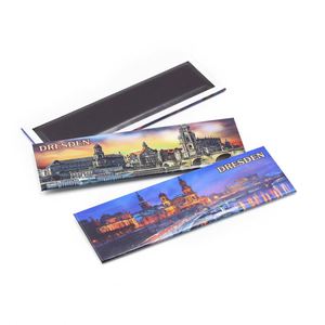 Imán de nevera personalizado con foto de recuerdo de viaje: Alrededor del mundo, Chicago - Product Image 3