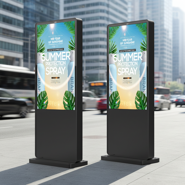 Modern Design Landscape 55inch Outdoor Kiosk for Digital Signage Outdoor Digital Signage Kiosk