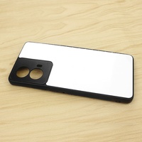 Coques de téléphone portable personnalisées DIY vierges en TPU souple 2D pour sublimation, antichoc, anti-poussière et anti-rayures, noires/transparentes
