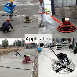 Krom kaplama beton güç mala benzinli EPA motor beton zemin yüzer makine kalite güvencesi arkasında yürümek - Product Image 2