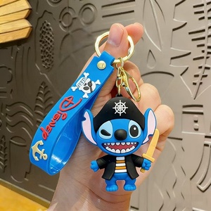 Llavero <span class=keywords><strong>de</strong></span> dibujos animados <span class=keywords><strong>de</strong></span> piratas: <span class=keywords><strong>Mickey</strong></span>, Minnie y Pato Donald, figura colgante para bolso o coche - Product Image 5