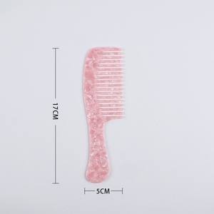 Wow Sheila 2025 vendita calda Logo personalizzato a buon mercato all'ingrosso leopardo acetato capelli artiglio Set di pettine per le donne - Product Image 3