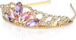 Tiara <span class=keywords><strong>de</strong></span> <span class=keywords><strong>Rapunzel</strong></span> Hengkaixuan con Brillantes Diamantes <span class=keywords><strong>de</strong></span> Imitación - Regalo Unisex <span class=keywords><strong>para</strong></span> <span class=keywords><strong>Niñas</strong></span> y Mujeres <span class=keywords><strong>para</strong></span> <span class=keywords><strong>Cumpleaños</strong></span>, Navidad y Halloween - Product Image 3