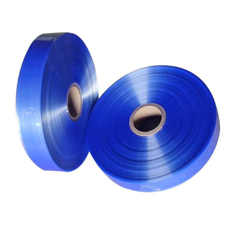 Factory Wholesale Blue Transparent PVC Plastic Heat Shrink Wrap Film