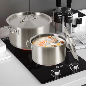 Marmite de cuisine commerciale en acier inoxydable de taille standard - Product Image 5