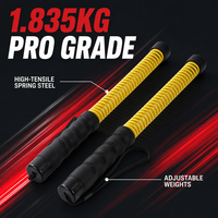 Corde de combat portable personnalisable en acier à ressort lestée sans fil pour entraînement de force en salle de sport