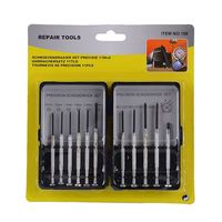 Kit de 11 mini tournevis de précision, ensemble d'outils ménagers en acier CR-V pour réparation d'électronique, jouets, ordinateurs et montres, livraison en 7-15 jours