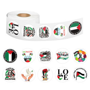 Autocollants en rouleau à bas prix Liberté Palestine pour <span class=keywords><strong>scrapbooking</strong></span>, voiture, vélo, moto, casque, skateboard, scellage d'enveloppes - Product Image 3