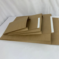 Sacs d'expédition en papier kraft brun avec logo personnalisé pour chaussures, vêtements, sous-vêtements, emballages, enveloppes